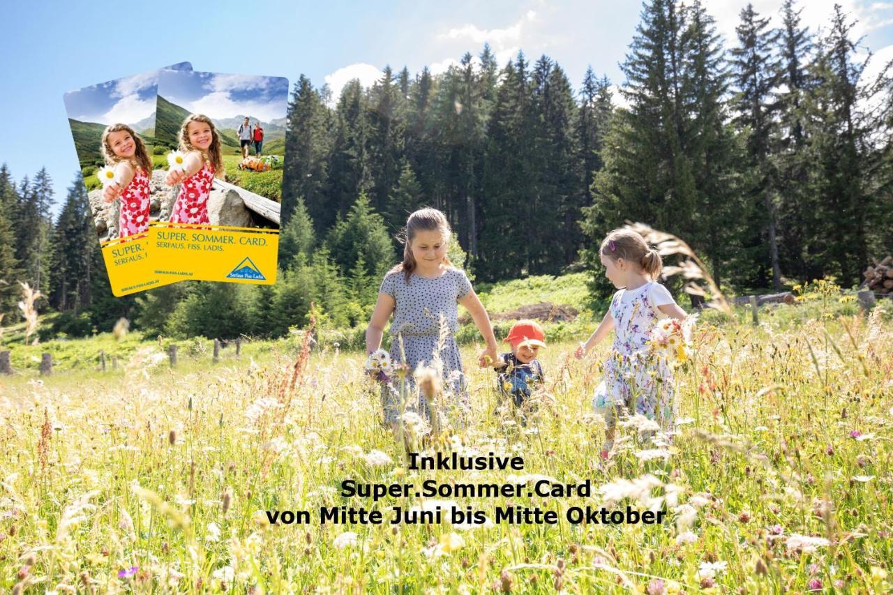 Laudegghof Ladis Inklusive Sommer Bergbahnticket ภายนอก รูปภาพ